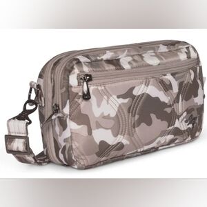 LUG Crescendo Convertible Shopper with Crossbody - Camo Taupe
